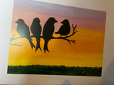 The Birds   collection  FREE PRINT FROM DAVID YOUR ARTIST