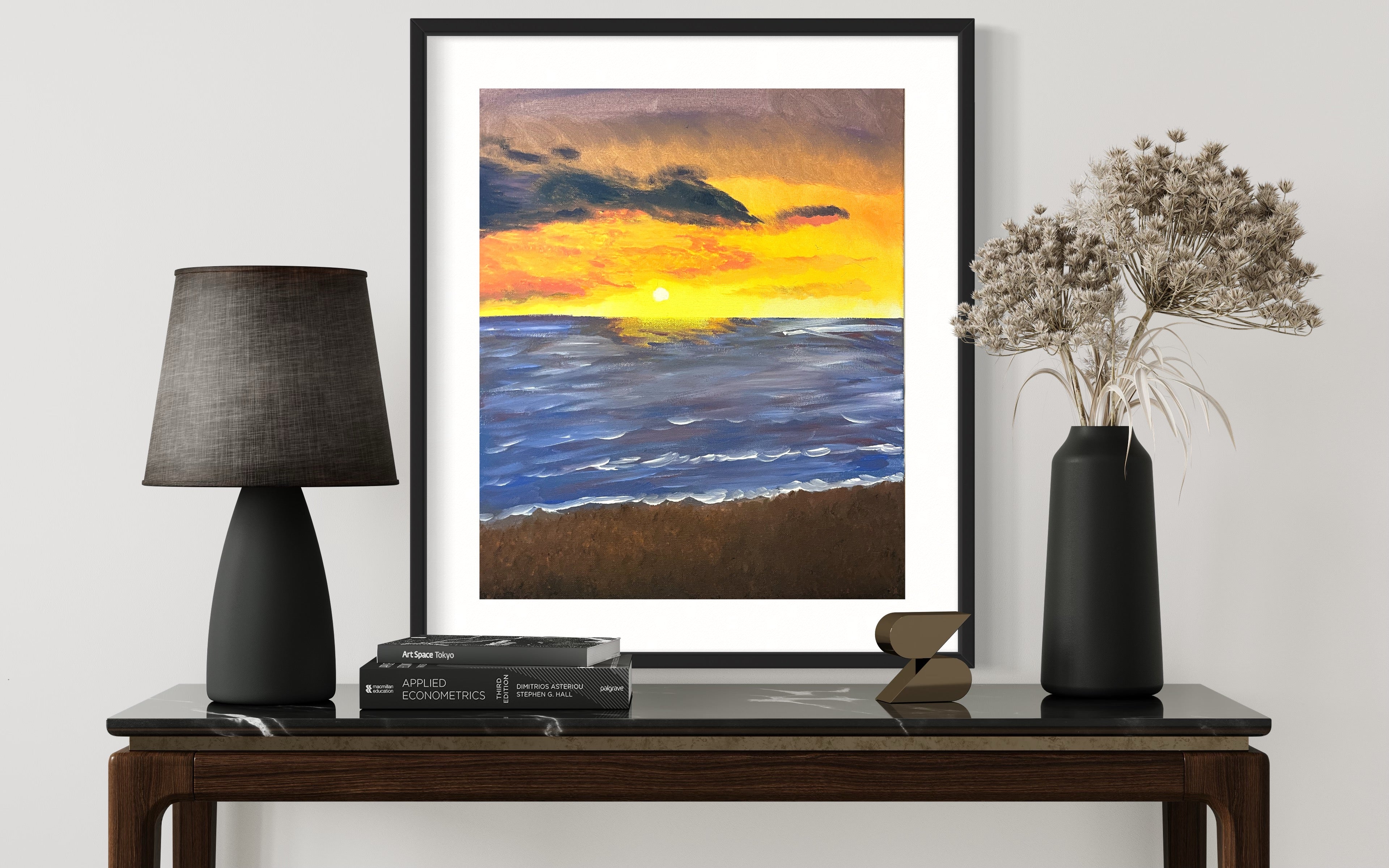 Waves on the Sunset  beach   from the seascape collection