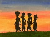 African Ladies Collection Art Landscape FREE PRINT FROM DAVID YOUR ARTIST